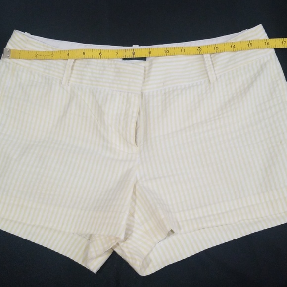 J.Crew striped yellow and white shorts. - Picture 6 of 8